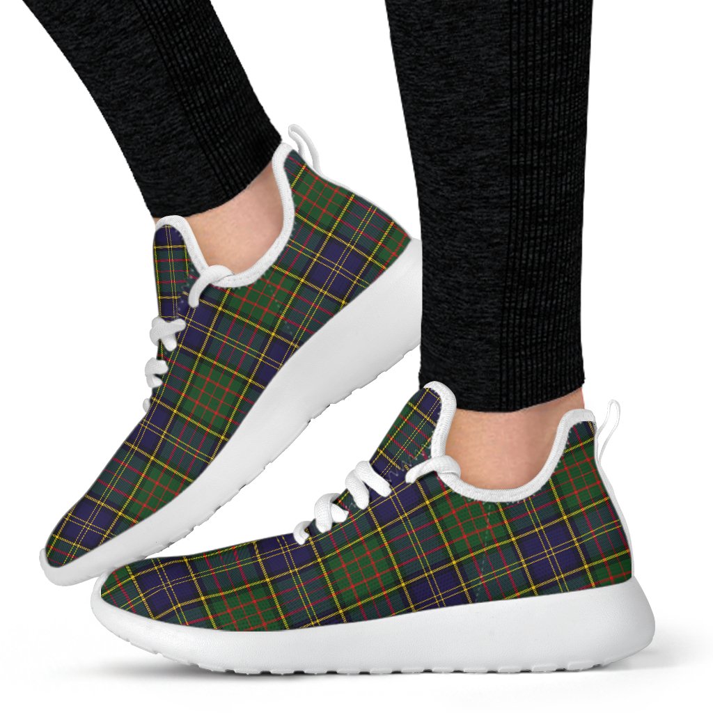 MacMillan Hunting Modern Tartan Plaid Mesh Knit Sneakers