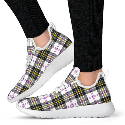 MacPherson Dress Modern Tartan Plaid Mesh Knit Sneakers