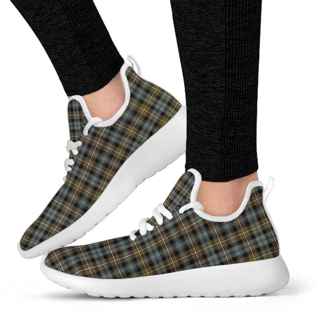 Campbell Argyll Weathered Tartan Plaid Mesh Knit Sneakers