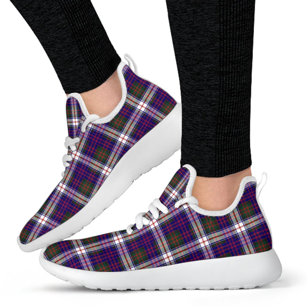 MacDonald Dress Modern Tartan Plaid Mesh Knit Sneakers