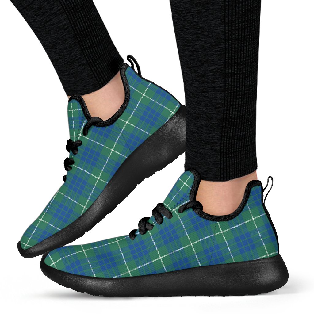 Hamilton Hunting Ancient Tartan Plaid Mesh Knit Sneakers