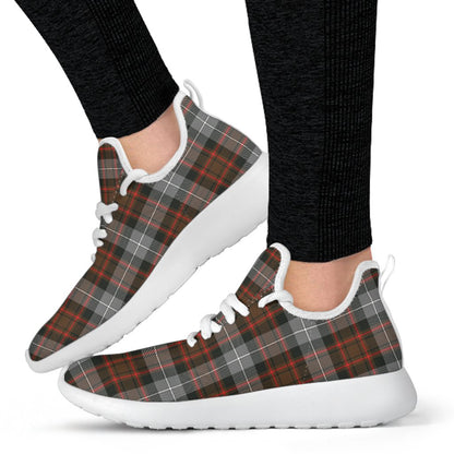 MacRae Hunting Weathered Tartan Plaid Mesh Knit Sneakers