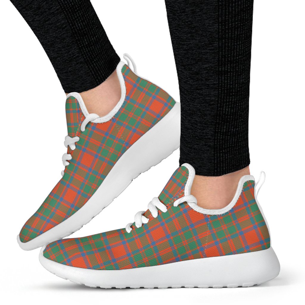 MacKintosh Ancient Tartan Plaid Mesh Knit Sneakers