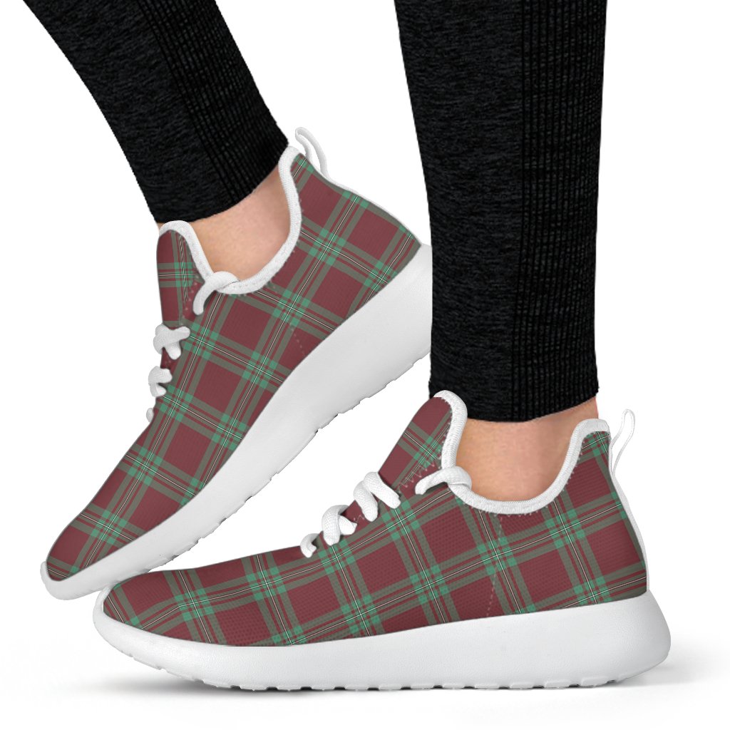 MacGregor Hunting Ancient Tartan Plaid Mesh Knit Sneakers