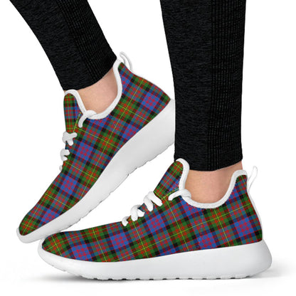 Carnegie Ancient Tartan Plaid Mesh Knit Sneakers