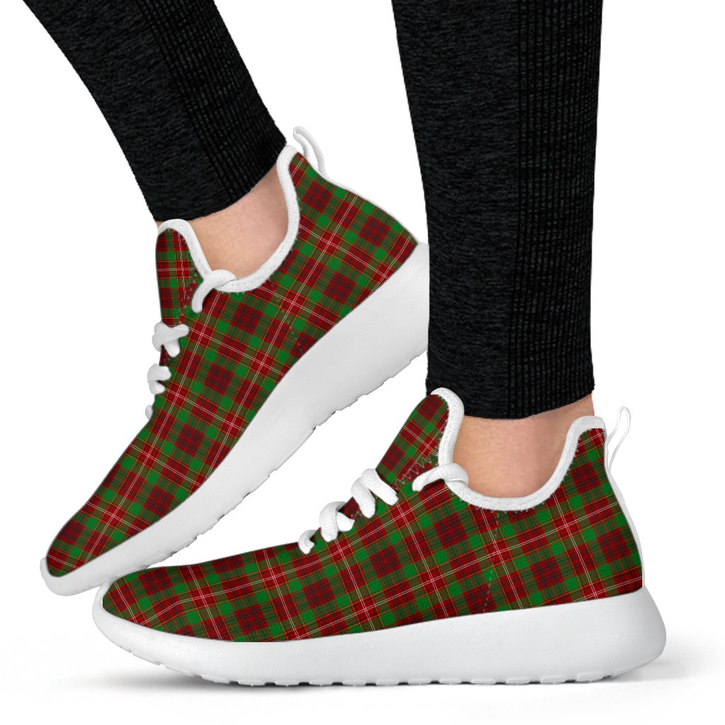 Ainslie Tartan Plaid Mesh Knit Sneakers