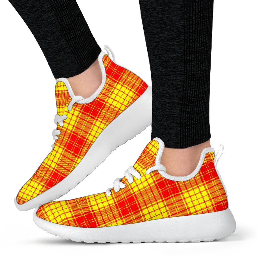 MacMillan Clan Tartan Plaid Mesh Knit Sneakers