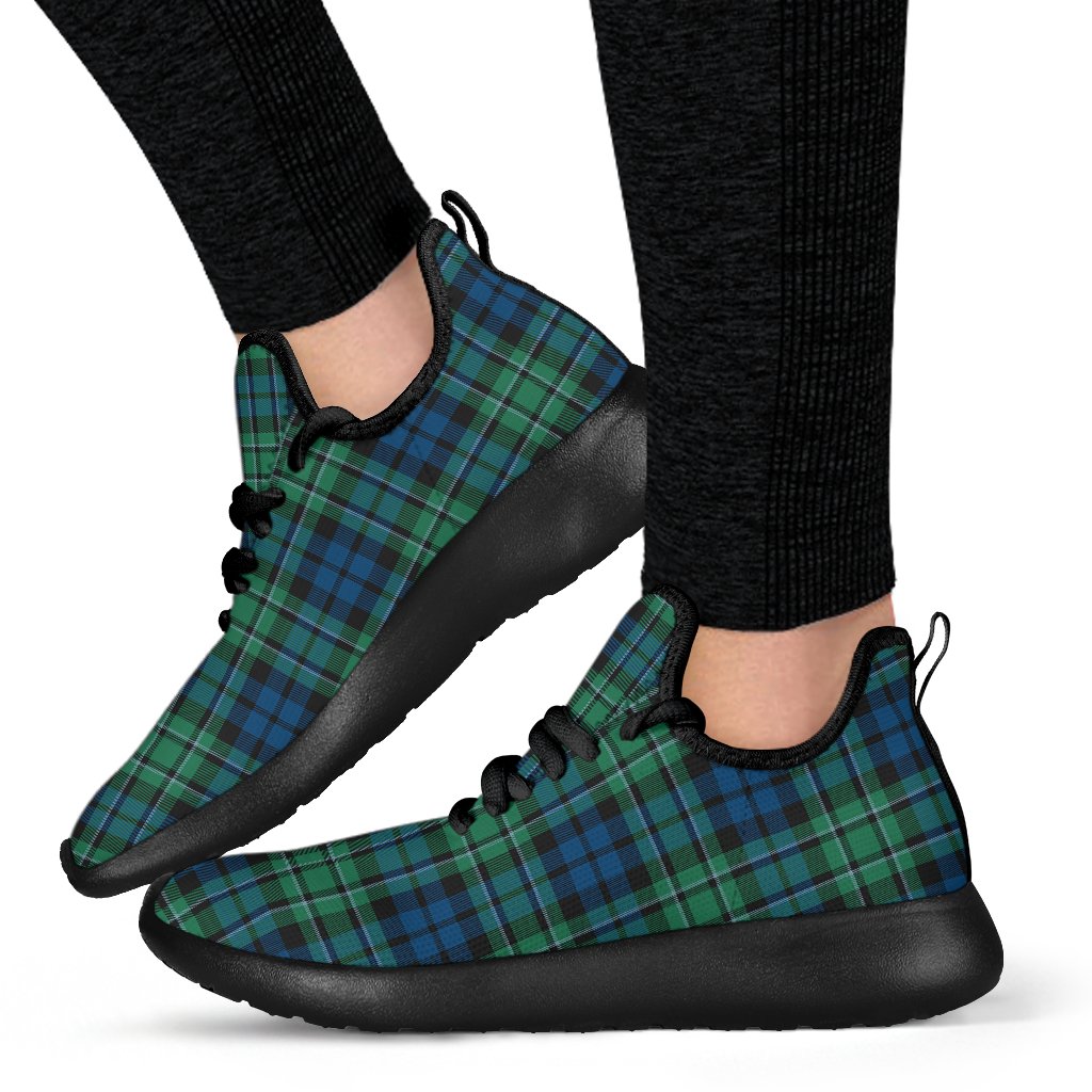 MacCallum Ancient Tartan Plaid Mesh Knit Sneakers