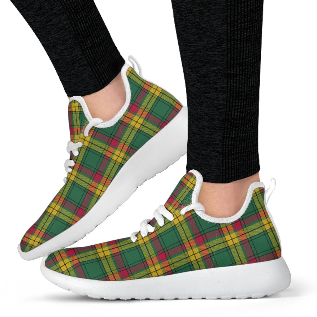 MacMillan Old Ancient Tartan Plaid Mesh Knit Sneakers