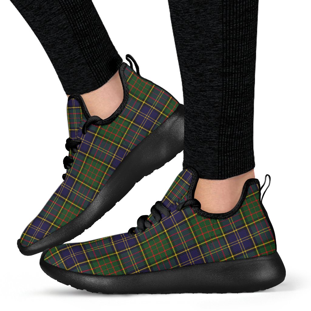 MacMillan Hunting Modern Tartan Plaid Mesh Knit Sneakers