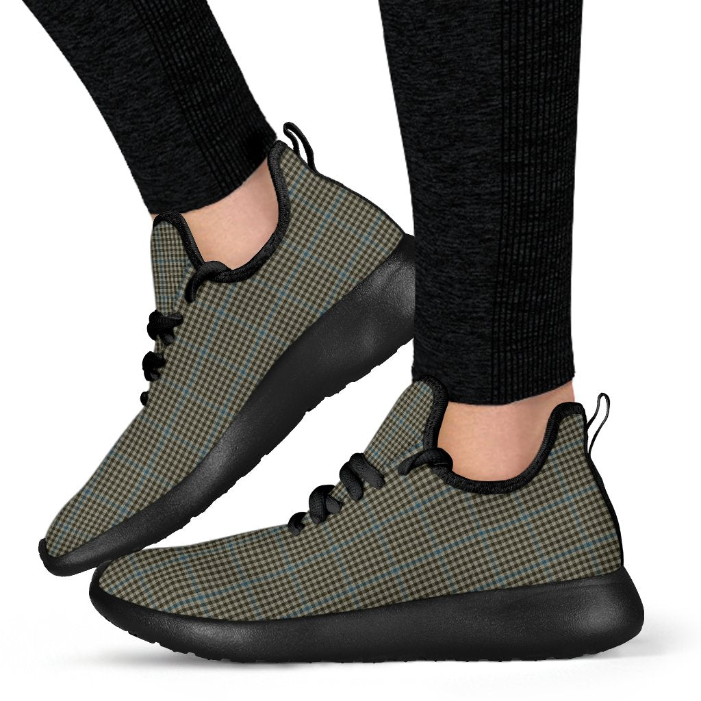 Haig Check Tartan Plaid Mesh Knit Sneakers