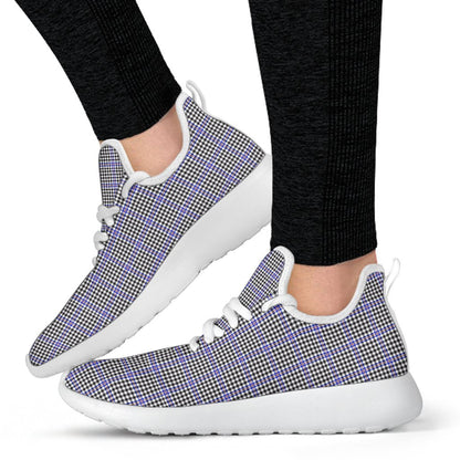 Sir Walter Scott Tartan Plaid Mesh Knit Sneakers