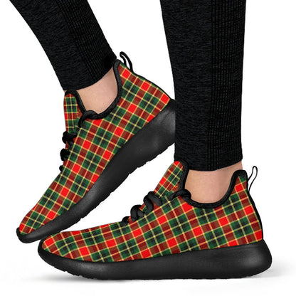 MacLachlan Hunting Modern Tartan Plaid Mesh Knit Sneakers