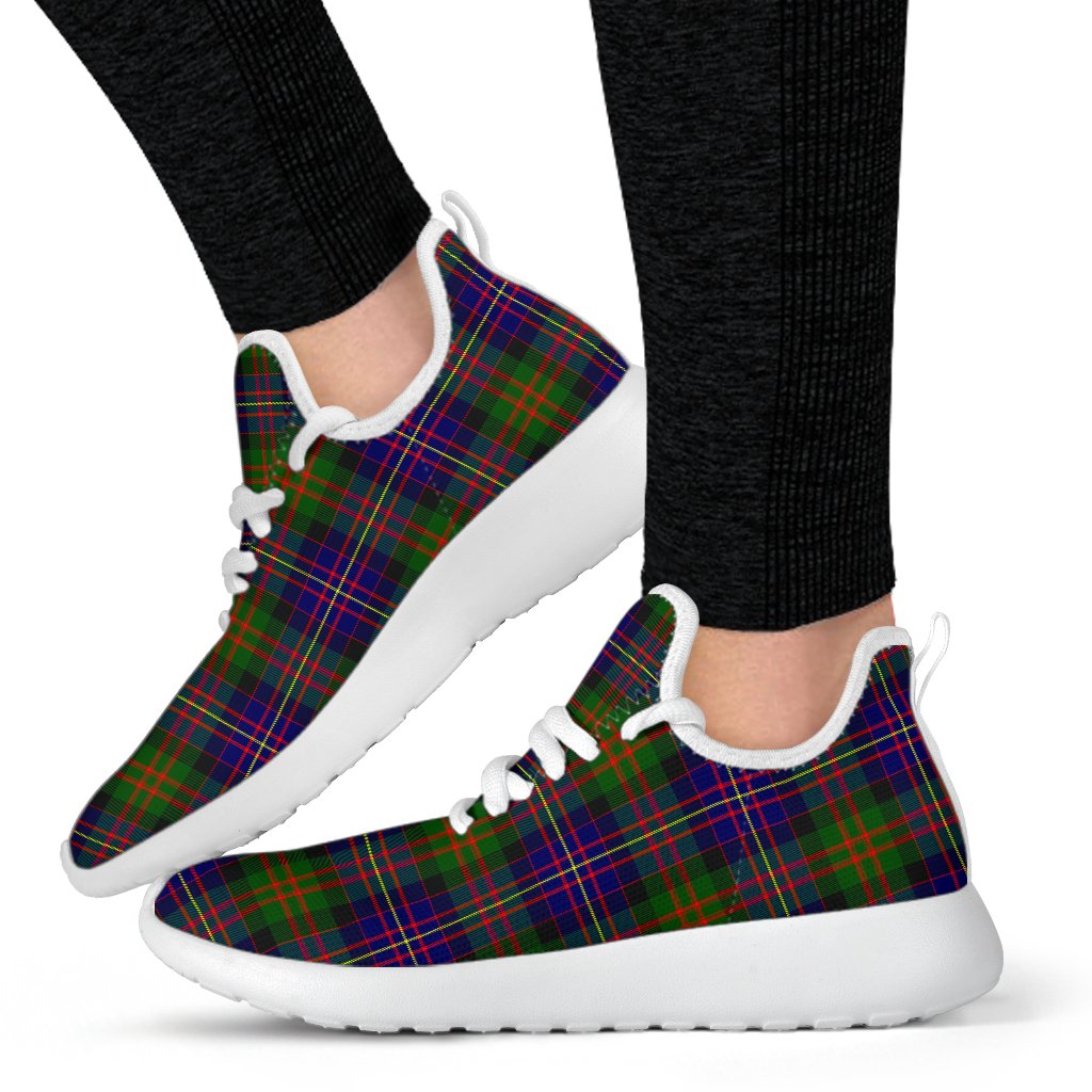 Cameron of Erracht Modern Tartan Plaid Mesh Knit Sneakers