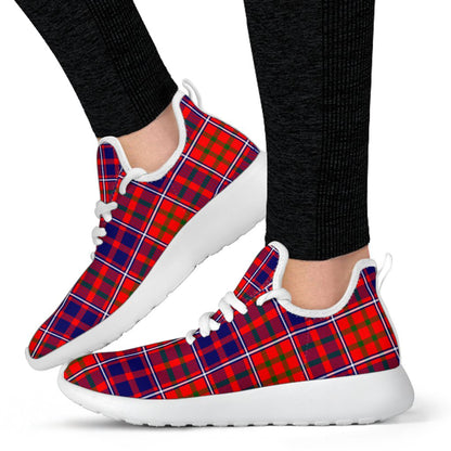 Cameron of Lochiel Modern Tartan Plaid Mesh Knit Sneakers