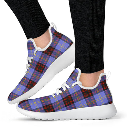 Rutherford Tartan Plaid Mesh Knit Sneakers