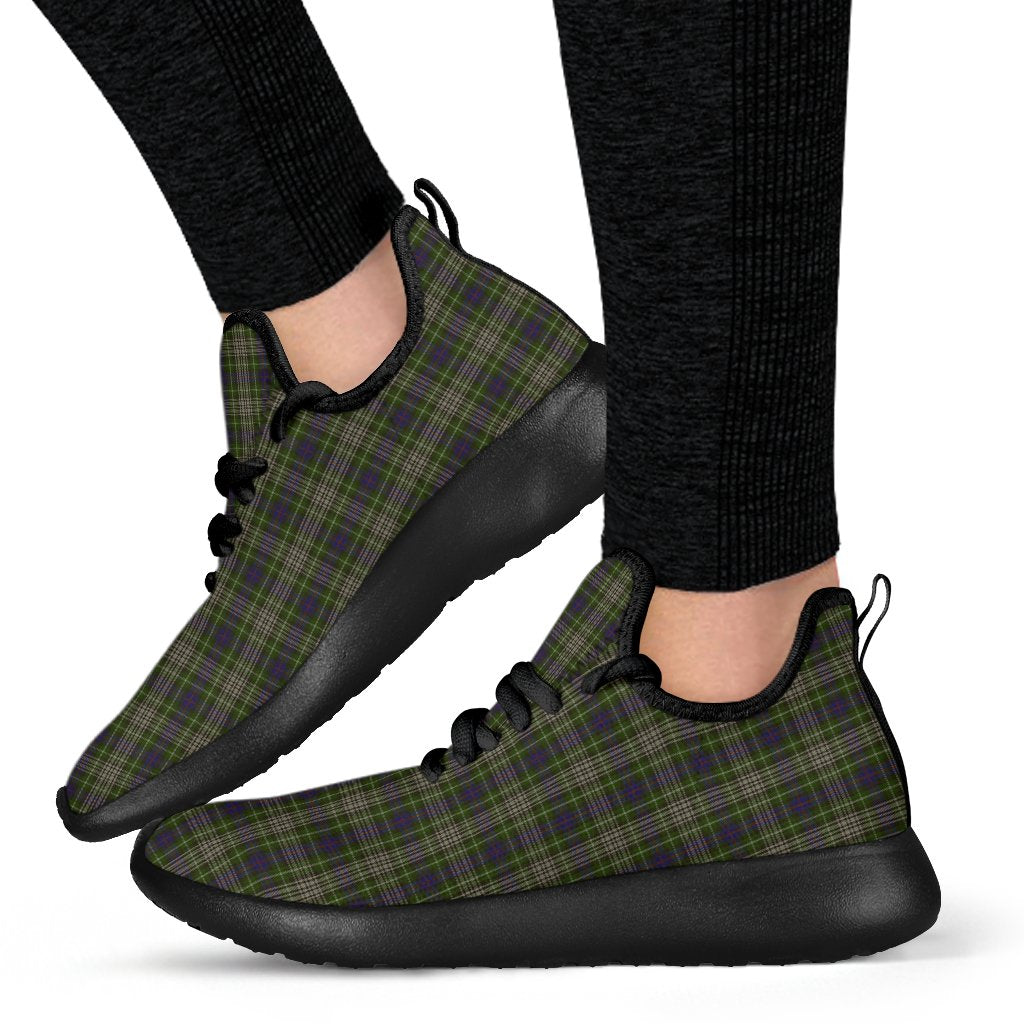 Davidson Tulloch Dress Tartan Plaid Mesh Knit Sneakers