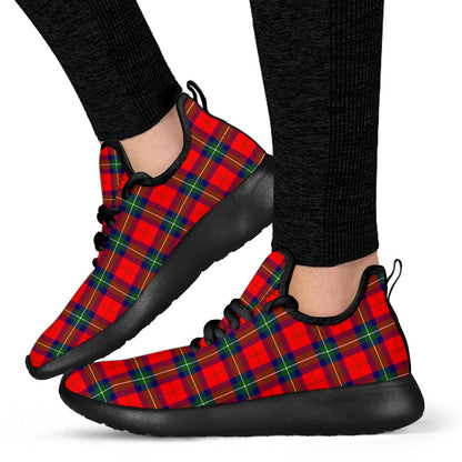 Ruthven Modern Tartan Plaid Mesh Knit Sneakers