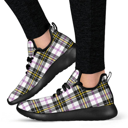 MacPherson Dress Modern Tartan Plaid Mesh Knit Sneakers