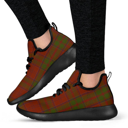 Drummond Clan Tartan Plaid Mesh Knit Sneakers