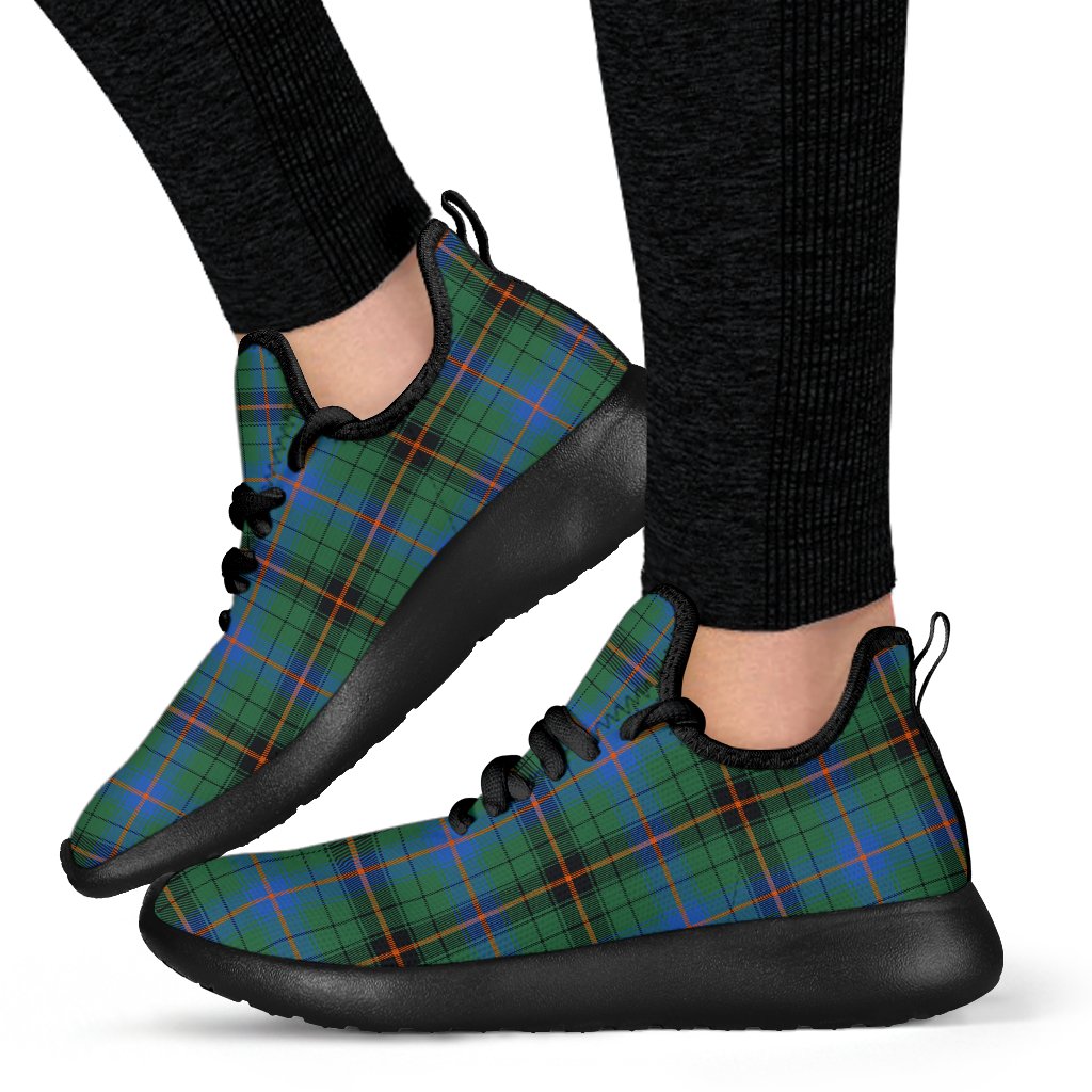 Davidson Ancient Tartan Plaid Mesh Knit Sneakers