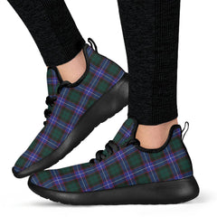 Guthrie Modern Tartan Plaid Mesh Knit Sneakers