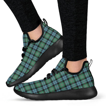 Melville Tartan Plaid Mesh Knit Sneakers