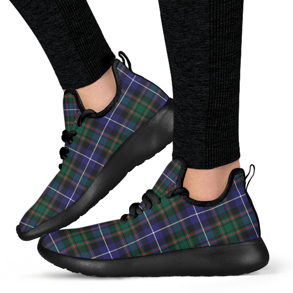 MacRae Hunting Modern Tartan Plaid Mesh Knit Sneakers