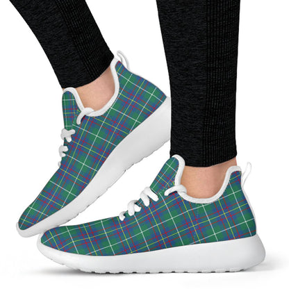 Inglis Ancient Tartan Plaid Mesh Knit Sneakers