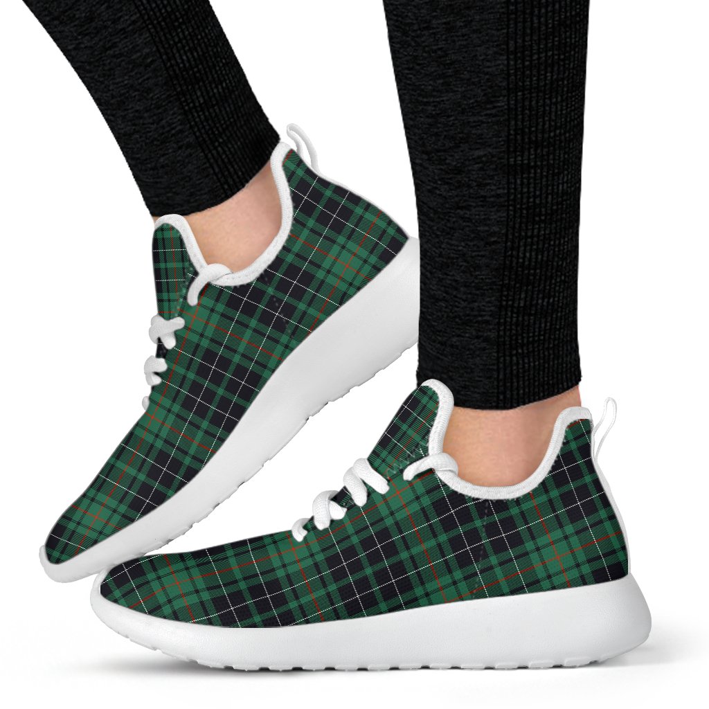 MacAulay Hunting Ancient Tartan Plaid Mesh Knit Sneakers