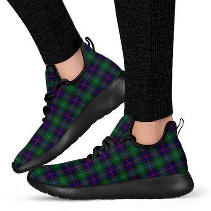 Campbell of Cawdor Modern Tartan Plaid Mesh Knit Sneakers