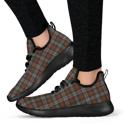 Murray of Atholl Weathered Tartan Plaid Mesh Knit Sneakers