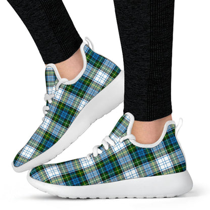 Campbell Dress Tartan Plaid Mesh Knit Sneakers