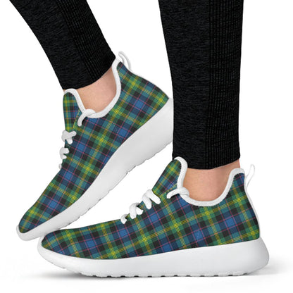 Watson Ancient Tartan Plaid Mesh Knit Sneakers