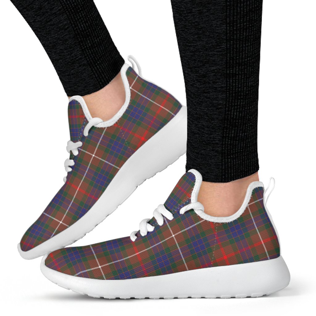 Fraser Hunting Modern Tartan Plaid Mesh Knit Sneakers