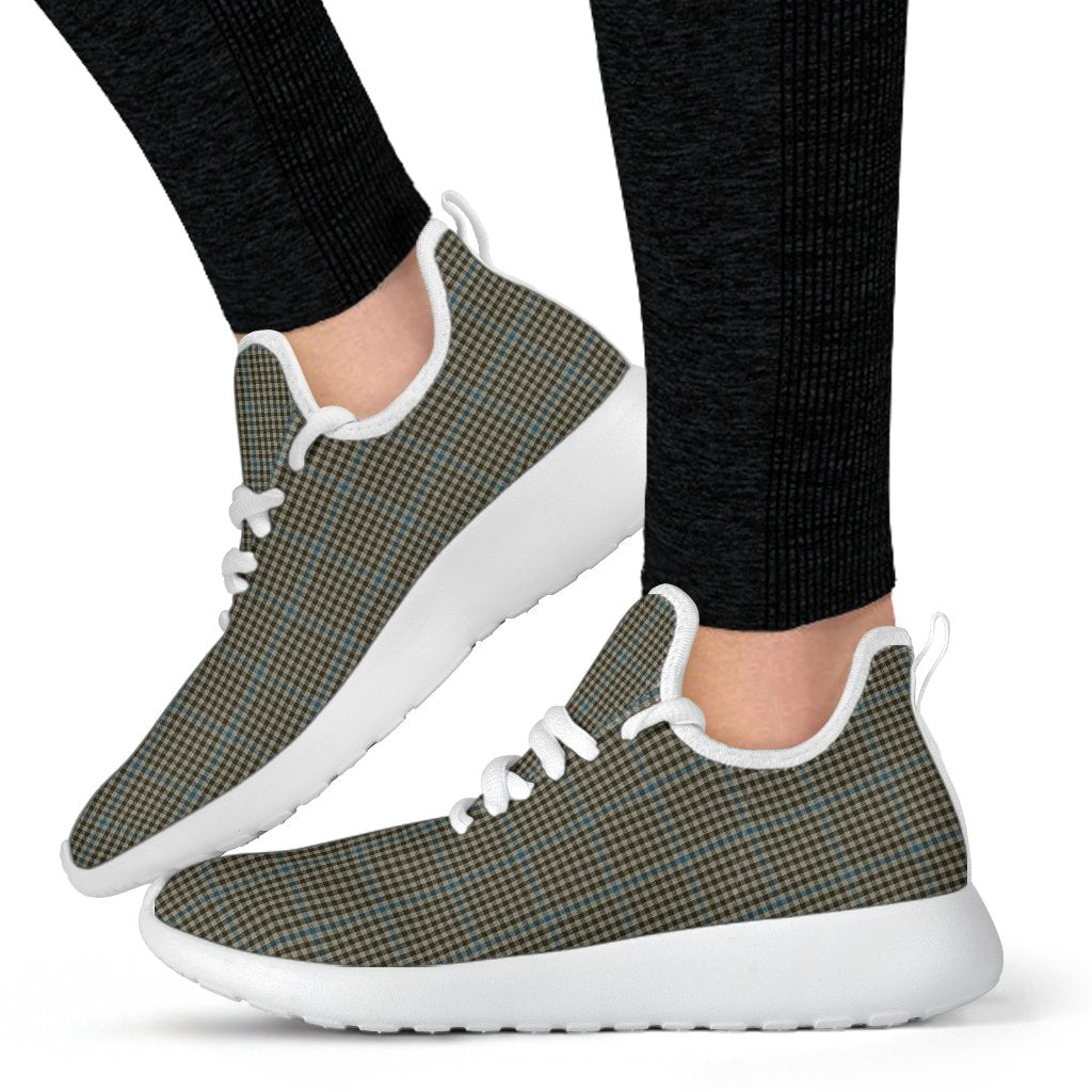 Haig Check Tartan Plaid Mesh Knit Sneakers