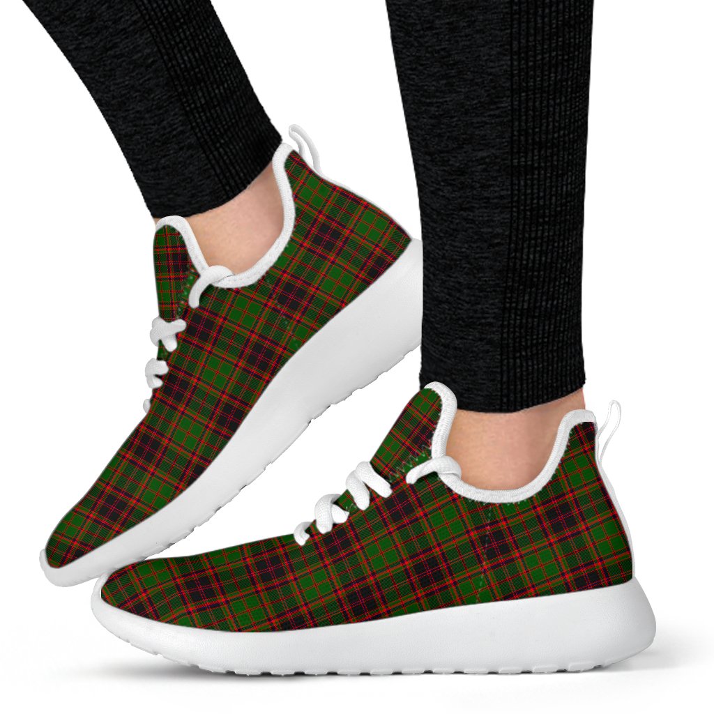 Buchan Modern Tartan Plaid Mesh Knit Sneakers