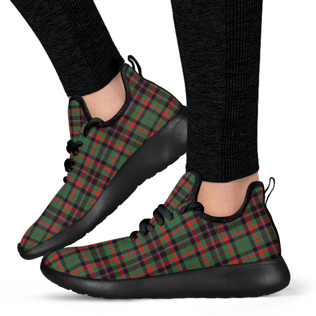 Cumming Hunting Ancient Tartan Plaid Mesh Knit Sneakers