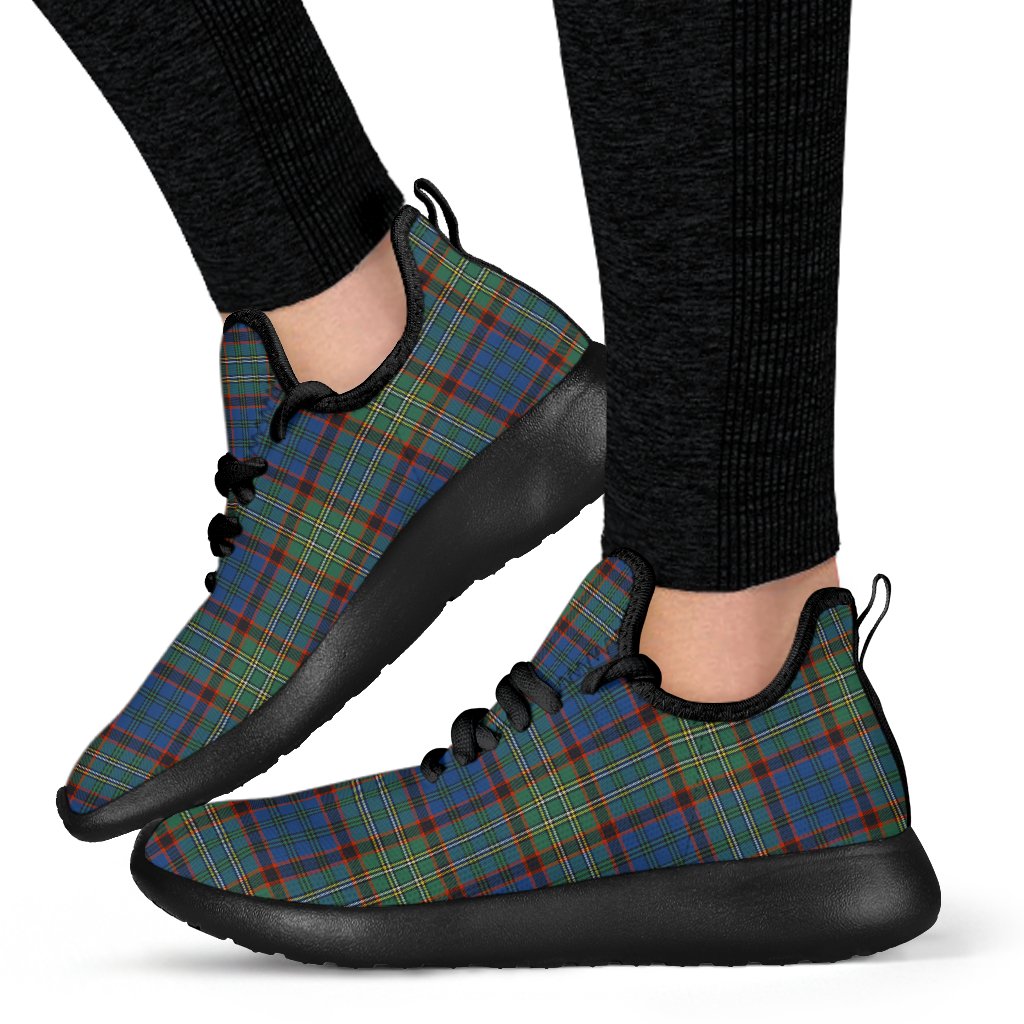 Nicolson Hunting Ancient Tartan Plaid Mesh Knit Sneakers