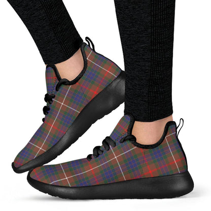 Fraser Hunting Modern Tartan Plaid Mesh Knit Sneakers