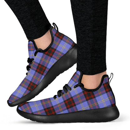 Rutherford Tartan Plaid Mesh Knit Sneakers