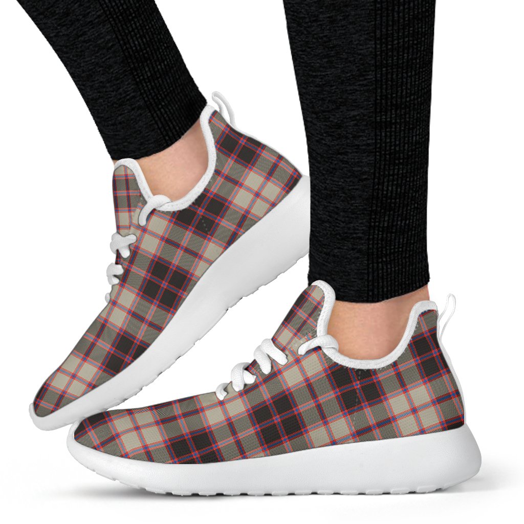 MacPherson Hunting Ancient Tartan Plaid Mesh Knit Sneakers