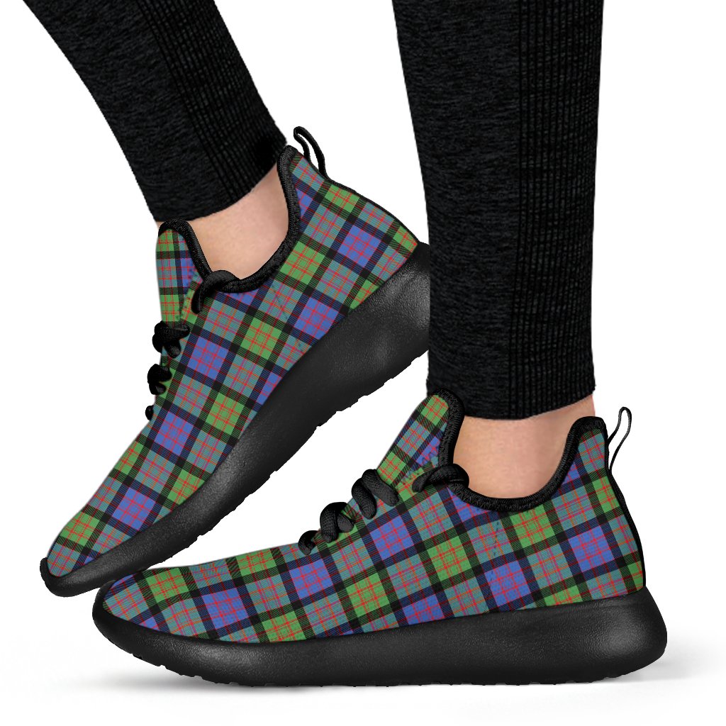 MacDonald Ancient Tartan Plaid Mesh Knit Sneakers