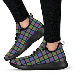 MacDonald Ancient Tartan Plaid Mesh Knit Sneakers