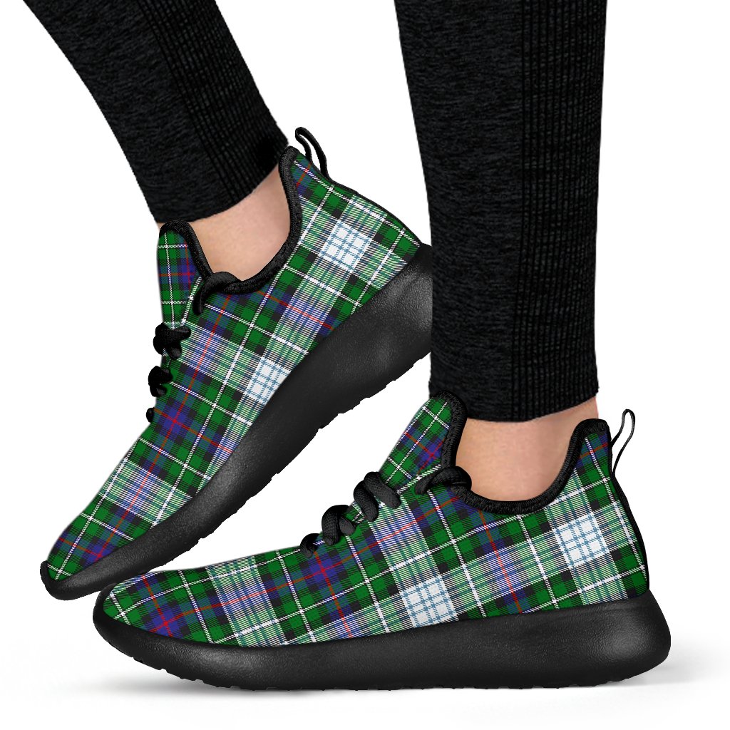 MacKenzie Dress Modern Tartan Plaid Mesh Knit Sneakers