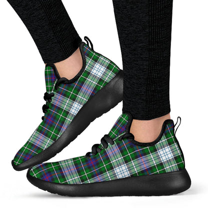 MacKenzie Dress Modern Tartan Plaid Mesh Knit Sneakers