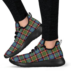Aikenhead Tartan Plaid Mesh Knit Sneakers