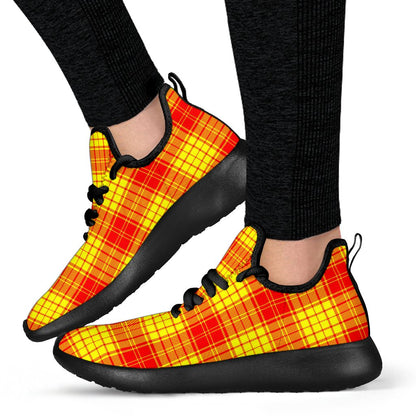 MacMillan Clan Tartan Plaid Mesh Knit Sneakers