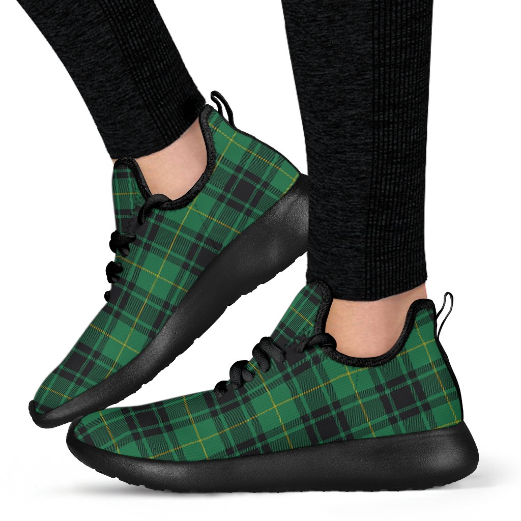 MacArthur Ancient Tartan Plaid Mesh Knit Sneakers