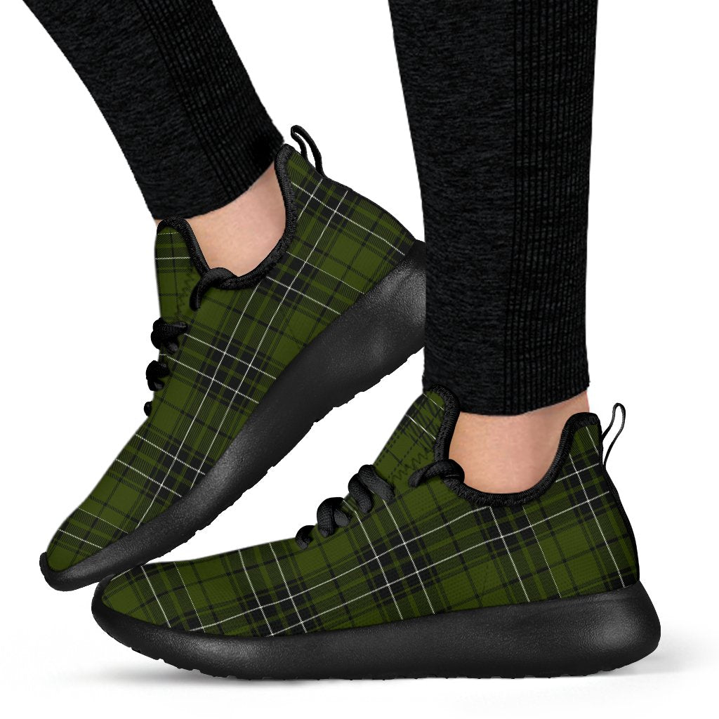 MacLean Hunting Tartan Plaid Mesh Knit Sneakers